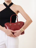 Culge Chicago "The Drake" Convertible Satchel – Crimson Noir