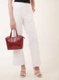 Culge Chicago "The Drake" Convertible Satchel – Crimson Noir