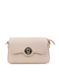 Culge Chicago "The Michigan Ave" Croc Baguette – Alabaster Gold
