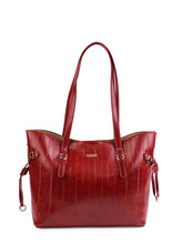Culge Chicago "The Drake" Luxury Monolith Tote – Crimson Noir