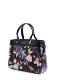 Culge Chicago "The Millennium" Structured Satchel – Twilight Noir Floral