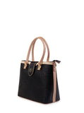 Culge Chicago "The Loop" Monogram Tote – Midnight Noir & Cream