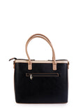 Culge Chicago "The Loop" Monogram Tote – Midnight Noir & Cream