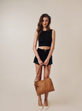 Culge Chicago "The Riverwalk" Slouchy Chain Shoulder Bag – Desert Caramel