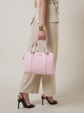 Culge Chicago "The Adler" Minimalist Dome Satchel – Blush Pink