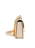 Culge Chicago "The Gold Coast" Romantic Flap Sling – Cream Gloss
