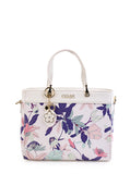 Culge Chicago "The Garfield" Structured Satchel – Alabaster Floral