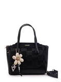 Culge Chicago "The Millennium" Checker-Mesh Satchel – Matte Onyx